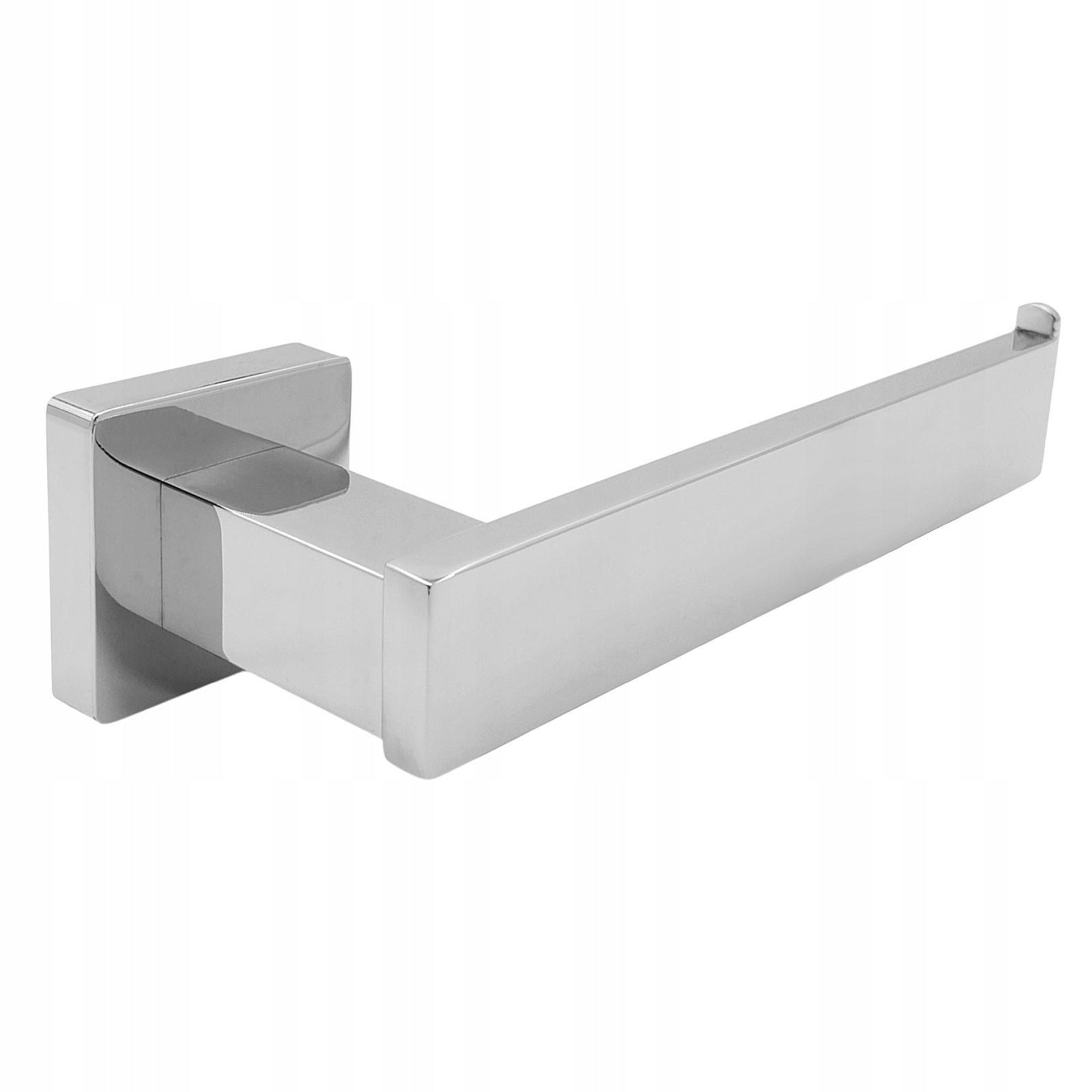 Toilet Paper Holder Bathroom Hanger Square Chrome