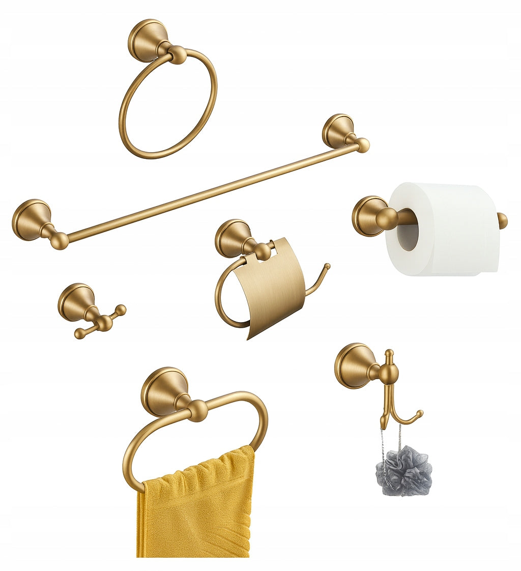 Toilet Paper Holder Gold Old Gold Retro for OLD Wall Towels Brand Msanit