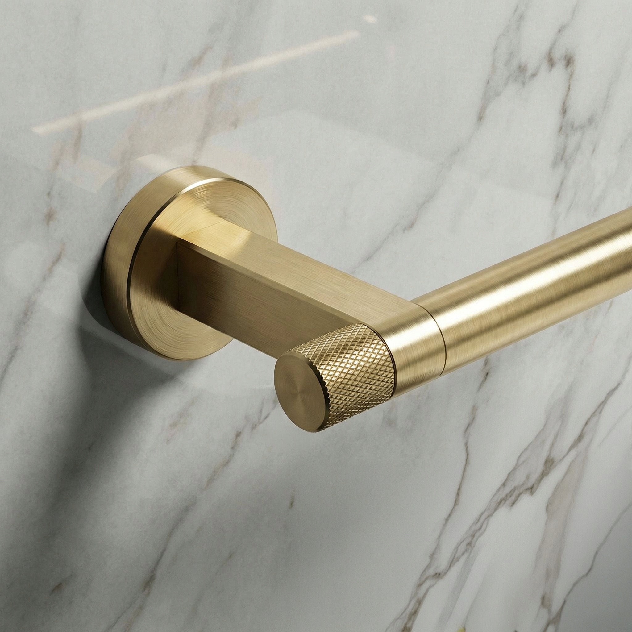 Toilet Paper Holder Knurled Gold Brushed Rea Ori 17 cm Brand Rea