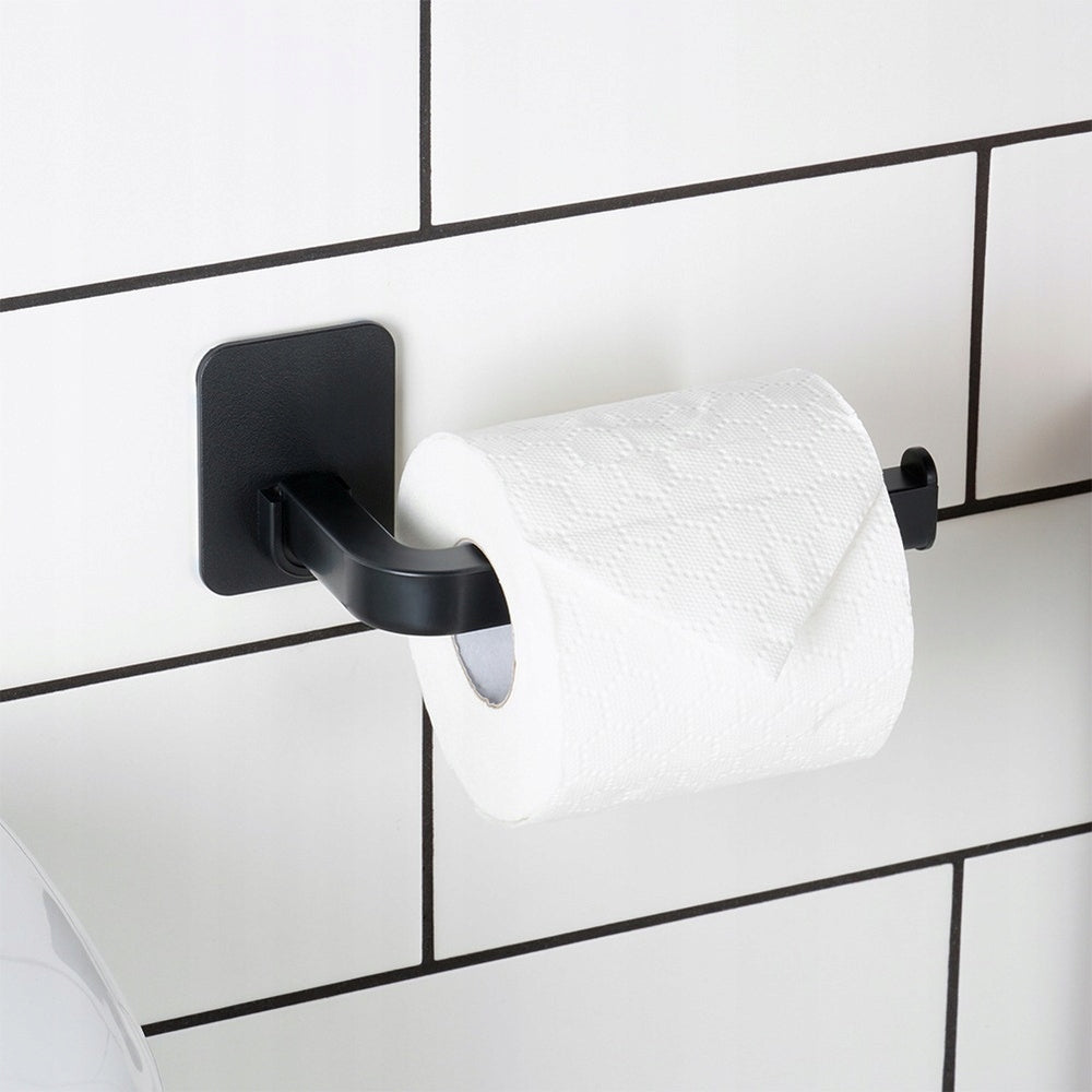 Toilet Paper Holder Self Adhesive Bathroom Hanger Without Drilling Packaging status original
