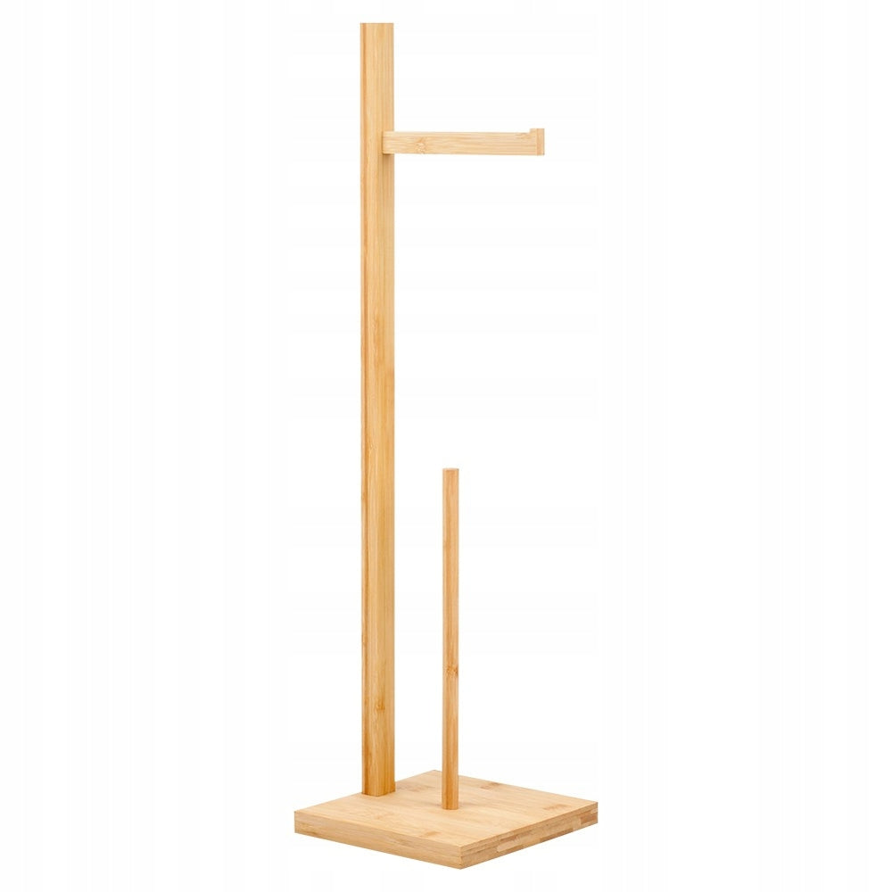 Toilet Paper Rack Hanger Bathroom Holder Bamboo Wooden Brand Vilde
