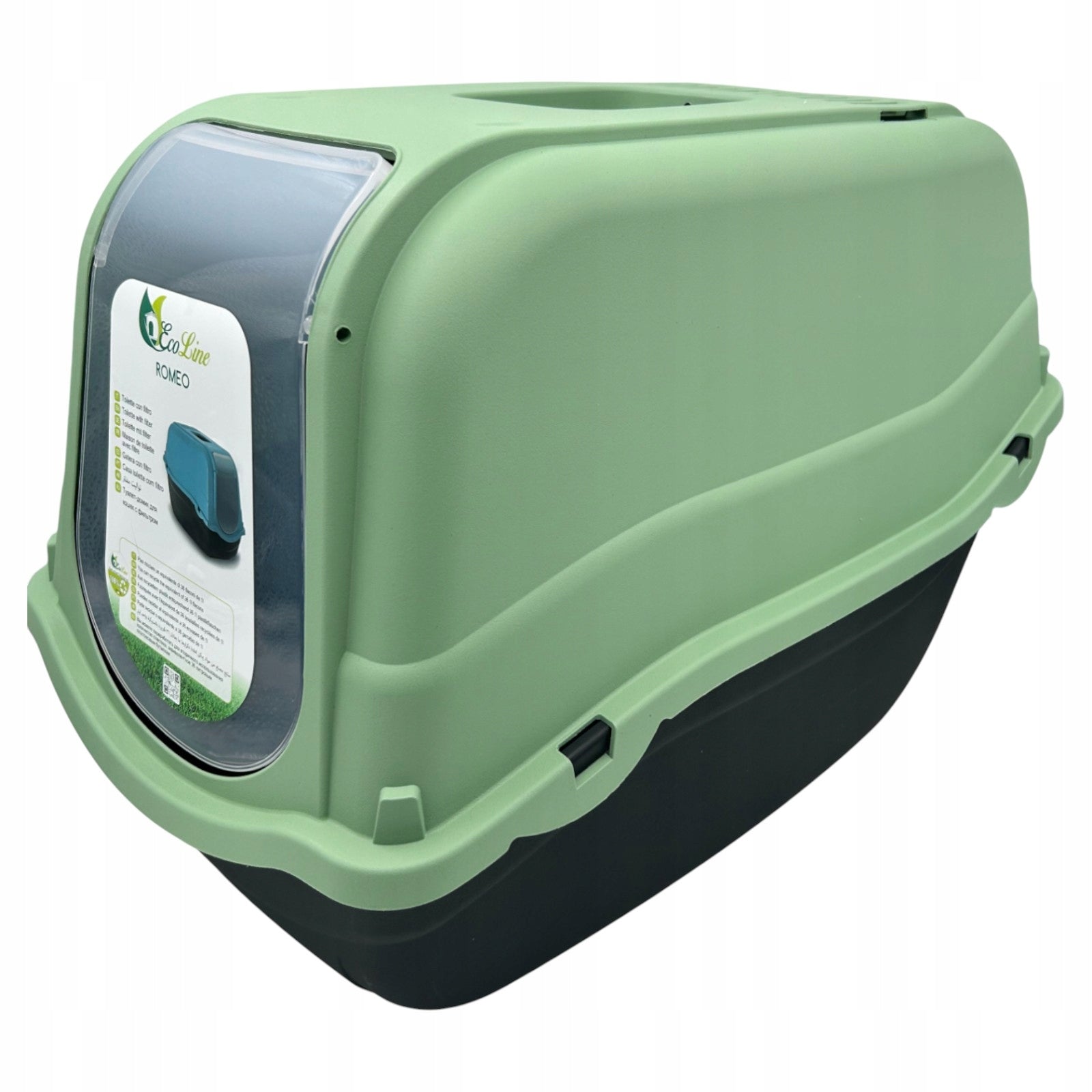 Toilet for Cat Romeo Indoor Cuvette with Doors Carbon Filter COLORS Color blue