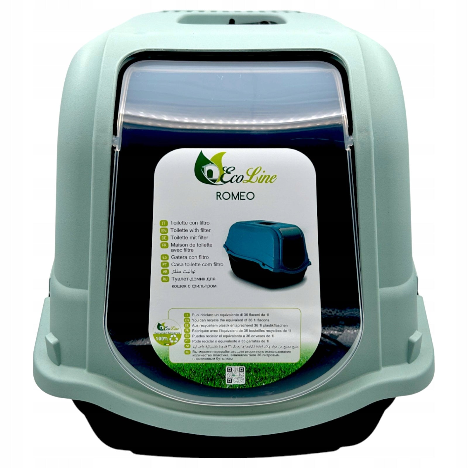 Toilet for Cat Romeo Indoor Cuvette with Doors Carbon Filter COLORS Trade name kuweta