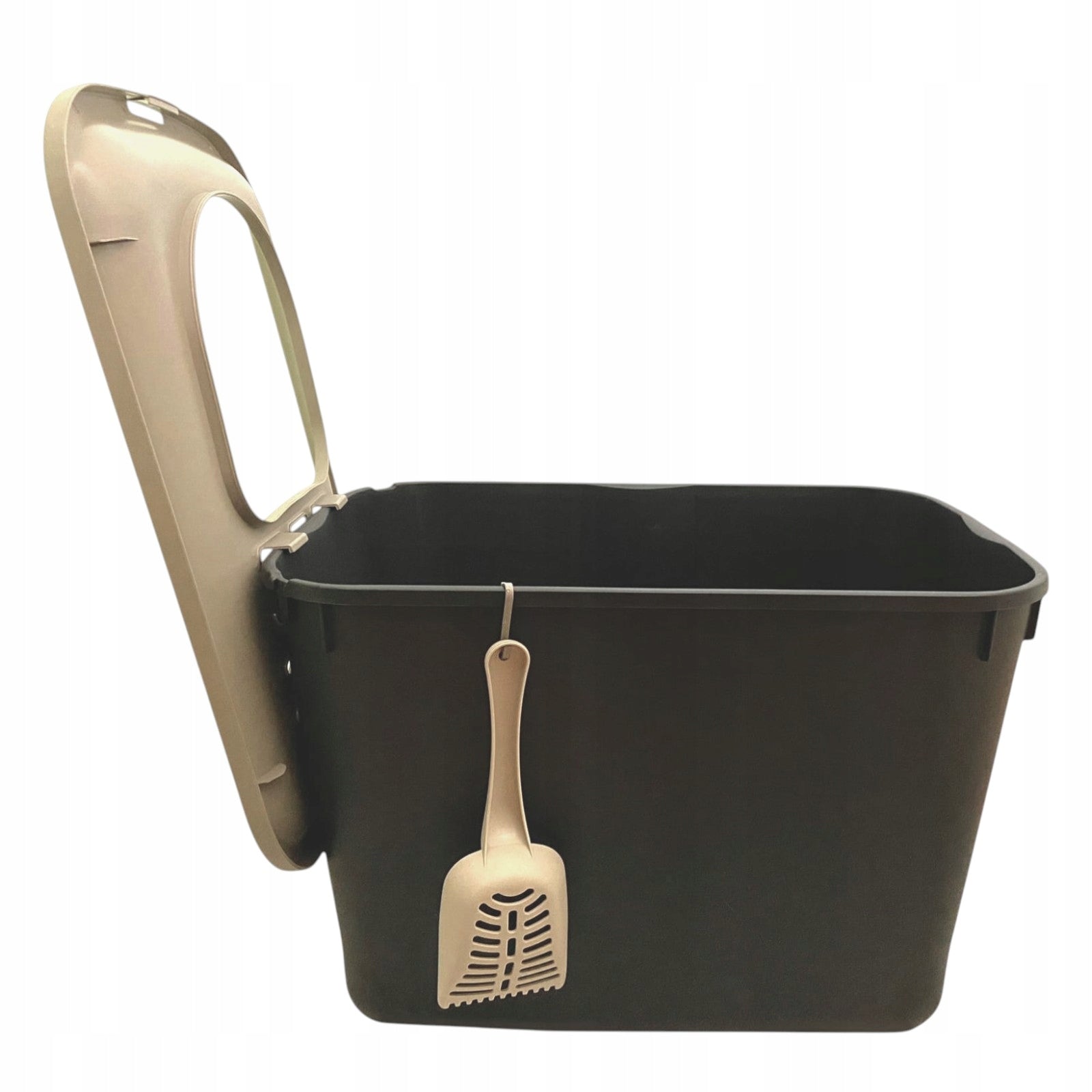 Toilet for cat Bergamo Micia litter box upper entrance beige LARGE HOP IN Manufacturer code 0006952