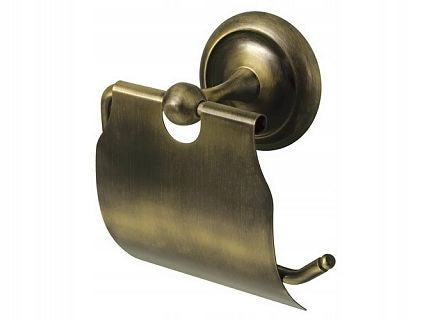 Toilet holder with flap brass Deco 00403 Bisk