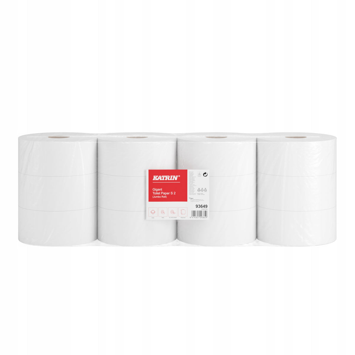 Toilet paper Katrin 93649 / 121050 Jumbo x12 100m