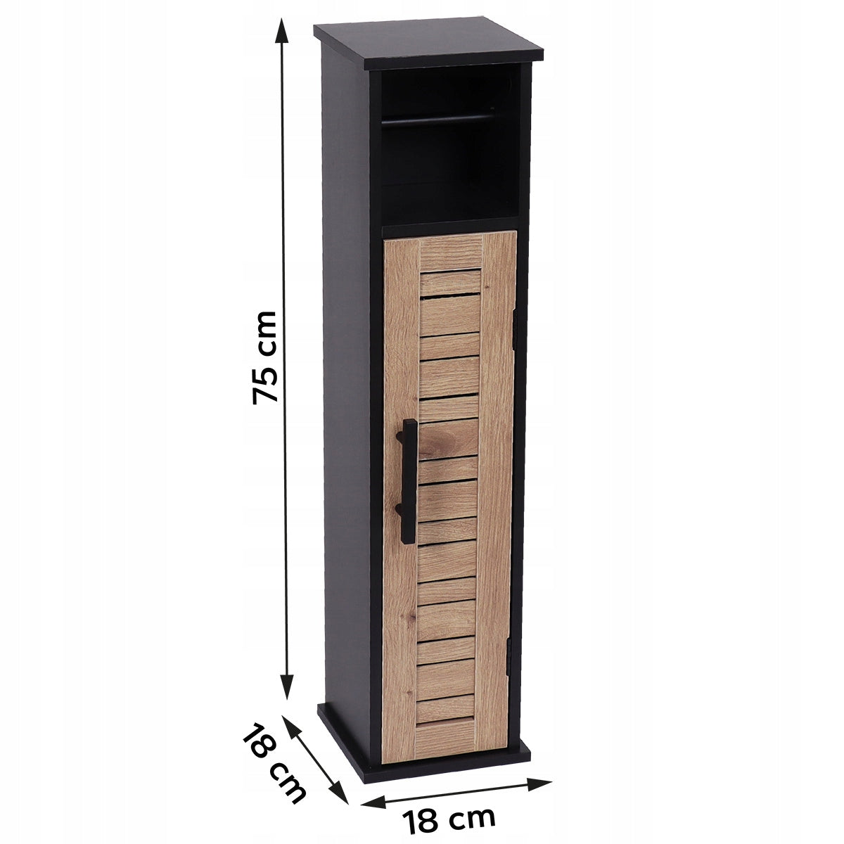 Toilet paper cabinet MDF brown Bergen LOFT bathroom roomy fashionable Manufacturer code 9912763