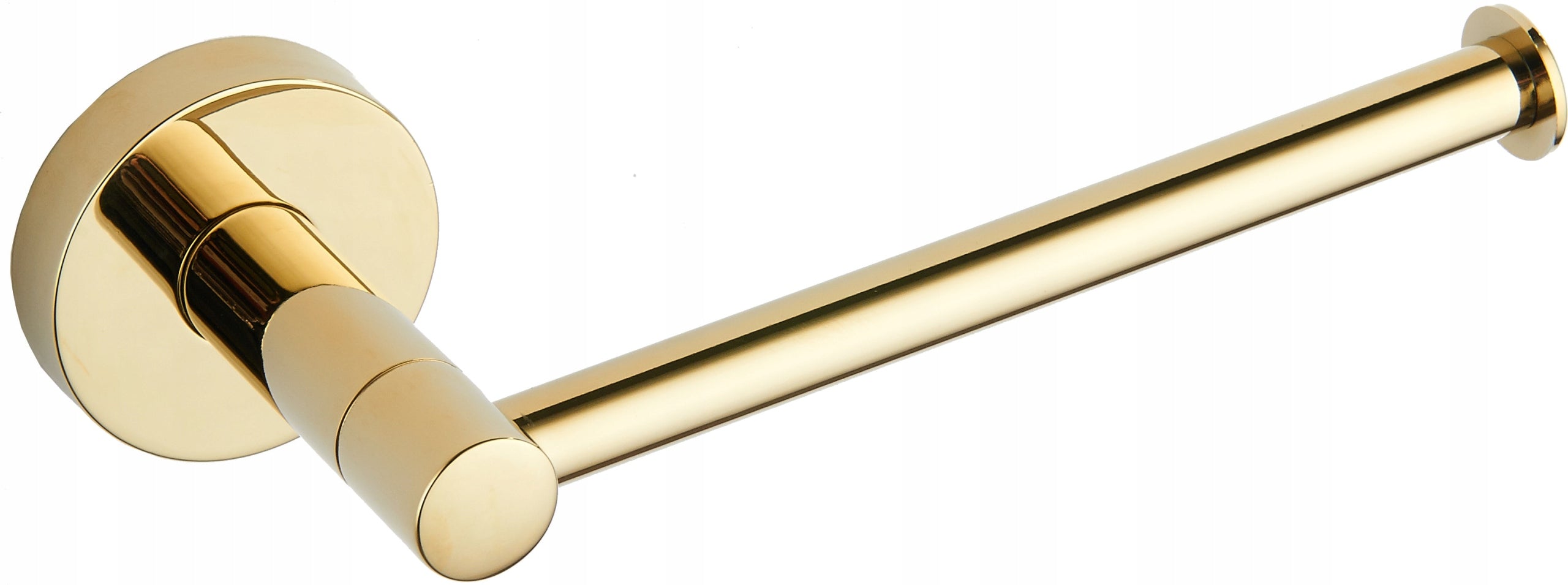 Toilet paper holder hanger Mexen Remo wall gold