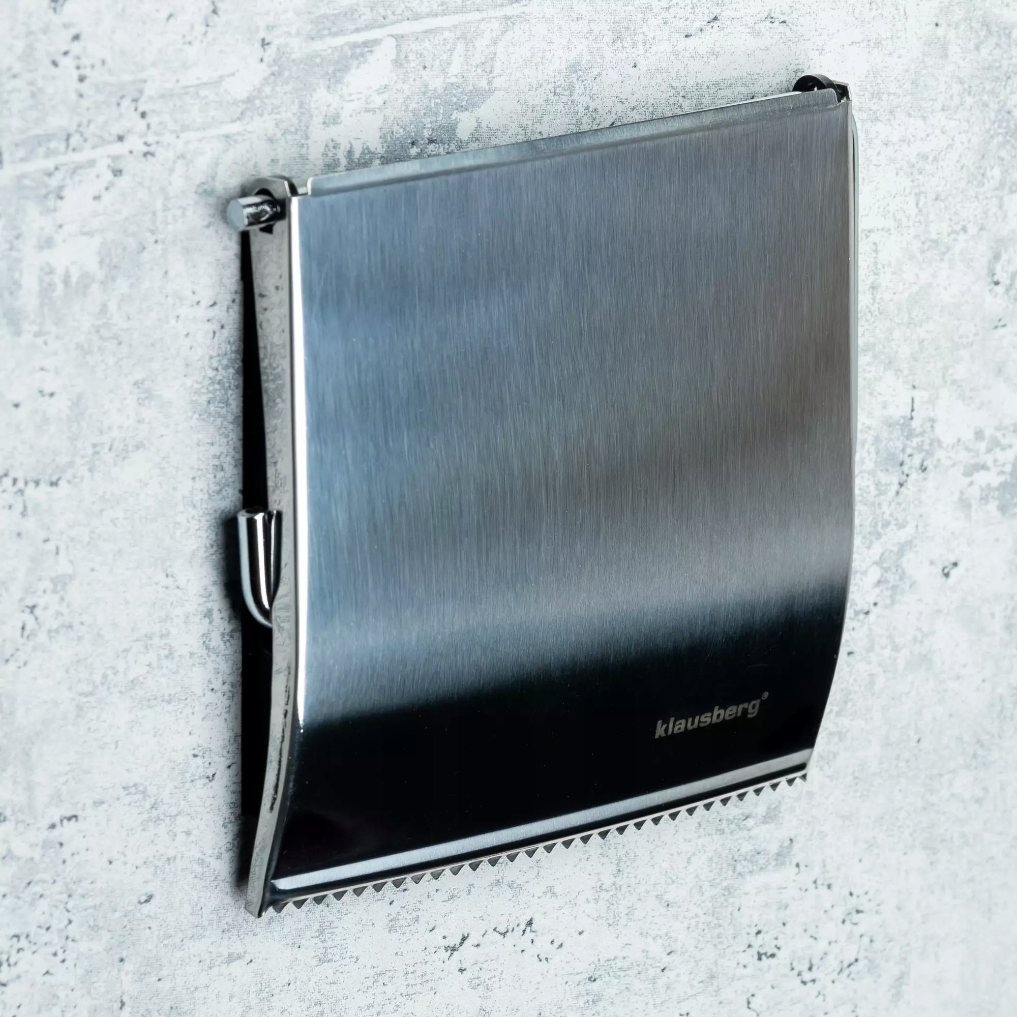 Toilet paper holder, steel Klausberg Product height 12 cm