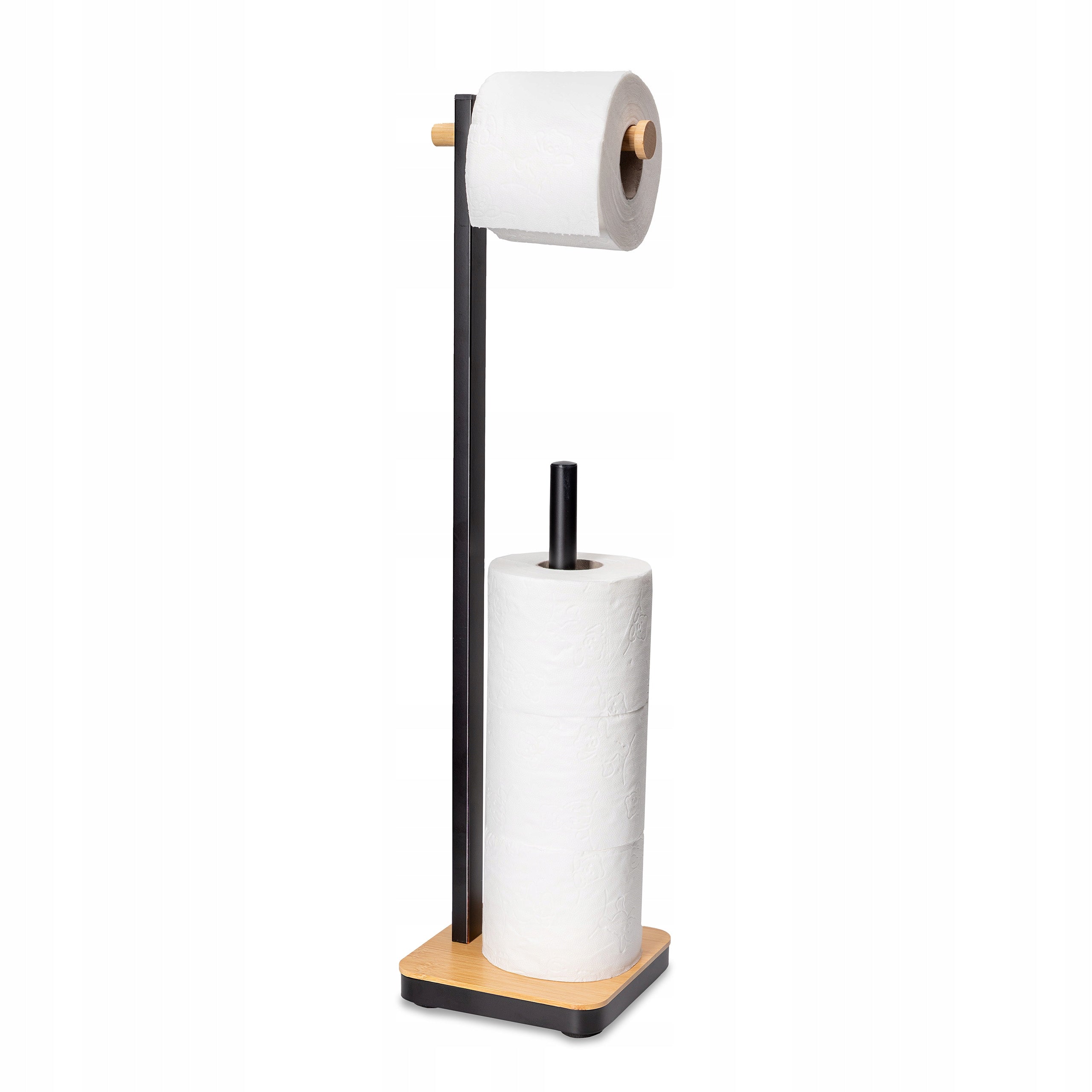 Toilet paper holder toilet hanger stock black bamboo