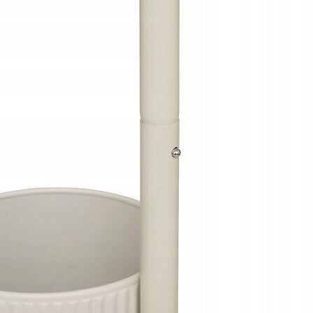 Toilet paper stand holder metal beige for bathroom 64,7 cm Product height 64.7 cm