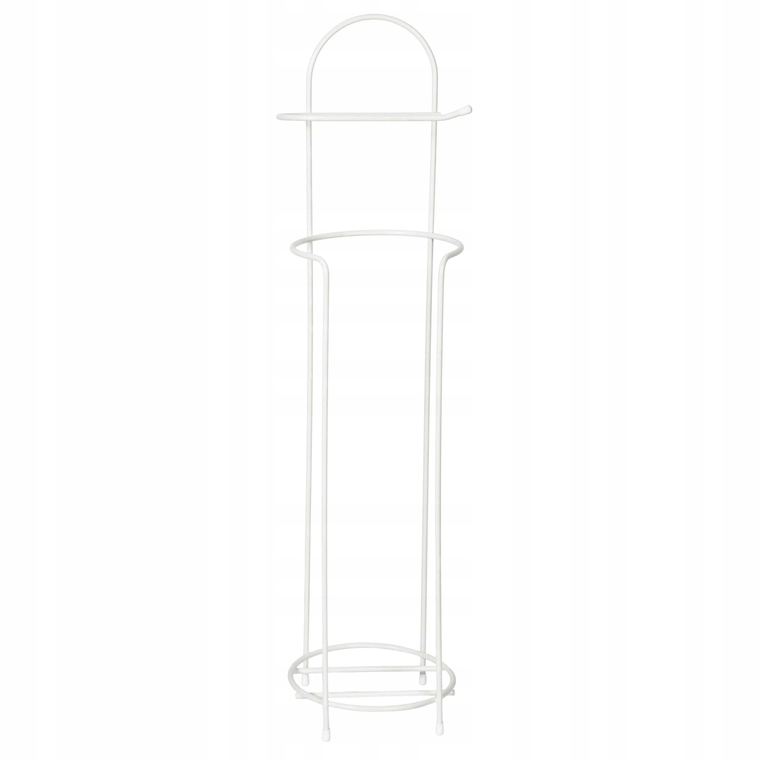 Toilet paper stand with space for spare rolls white steel Manufacturer code 10STLAMOWH105