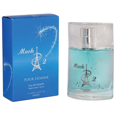 Toilet water CHARRIER PARFUMS "Mach 2" for Men 30 ml EAN (GTIN) 3442070230296