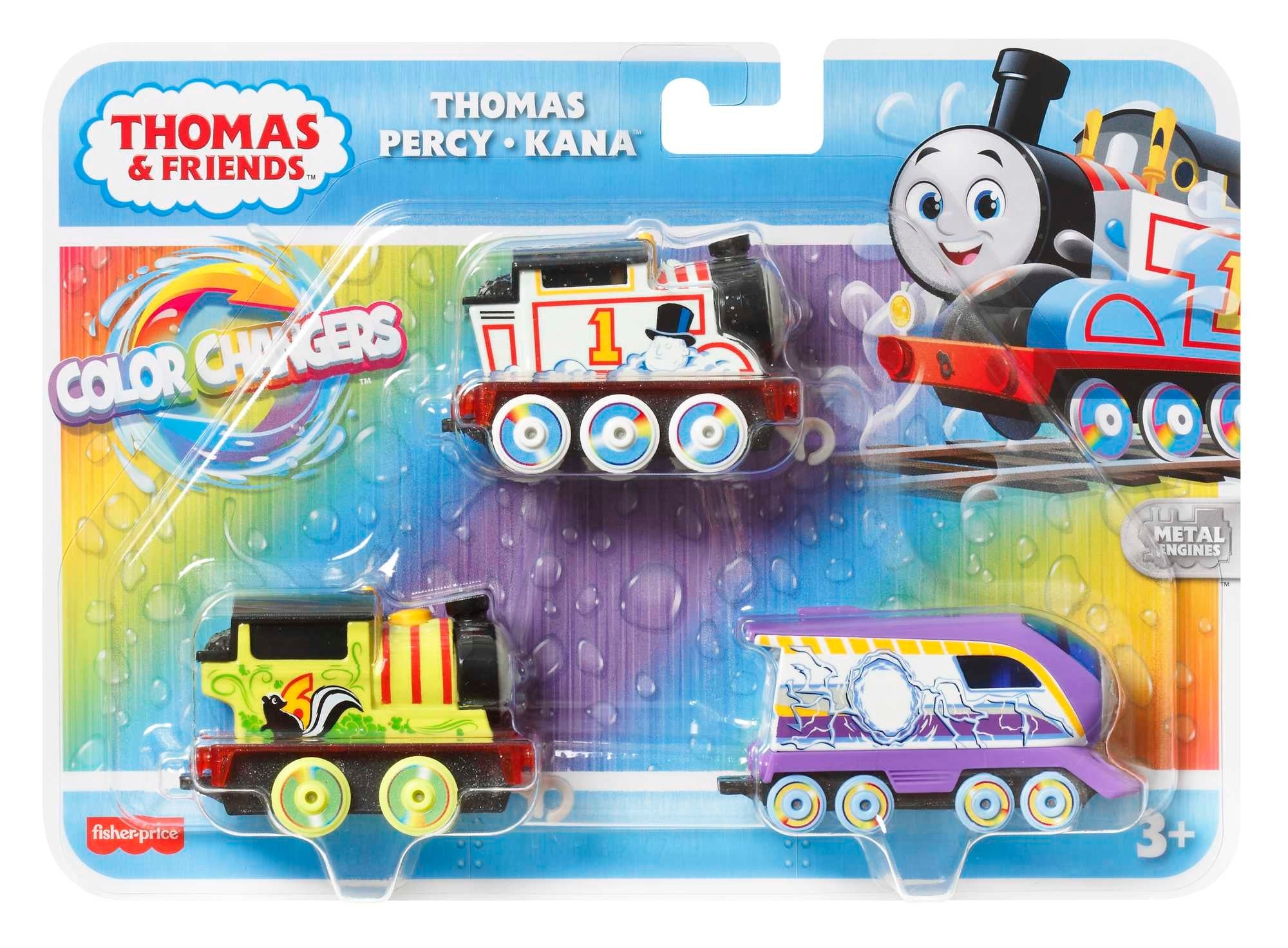 Farbwechsellokomotiven Fisher Price, 3 Stk. 