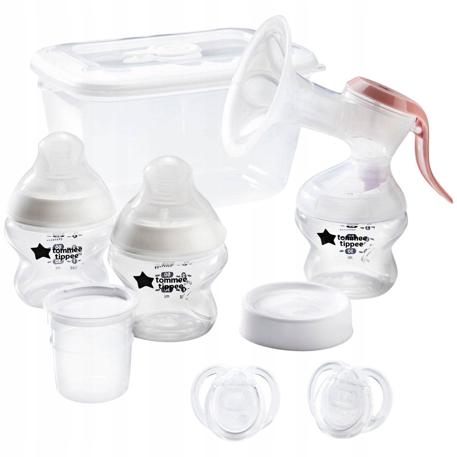 Tommee Tippee C2N Startovací sada pro kojení s odsávačkou - transparentní