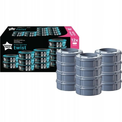 Tommee Tippee basket inserts 12 pieces Kind pail refill