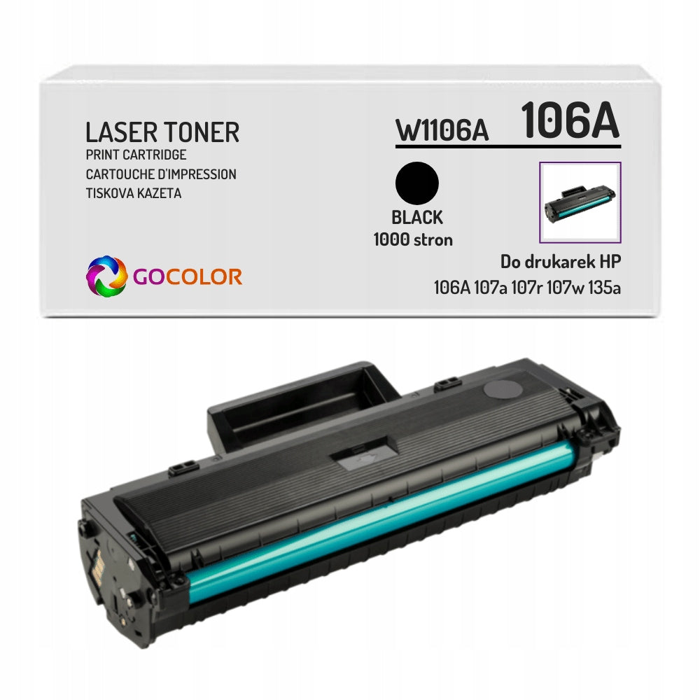 Toner 106A do HP LaserJet zamiennik WYSOKA WYDAJNOŚĆ W1106a Manufacturer code EHP917