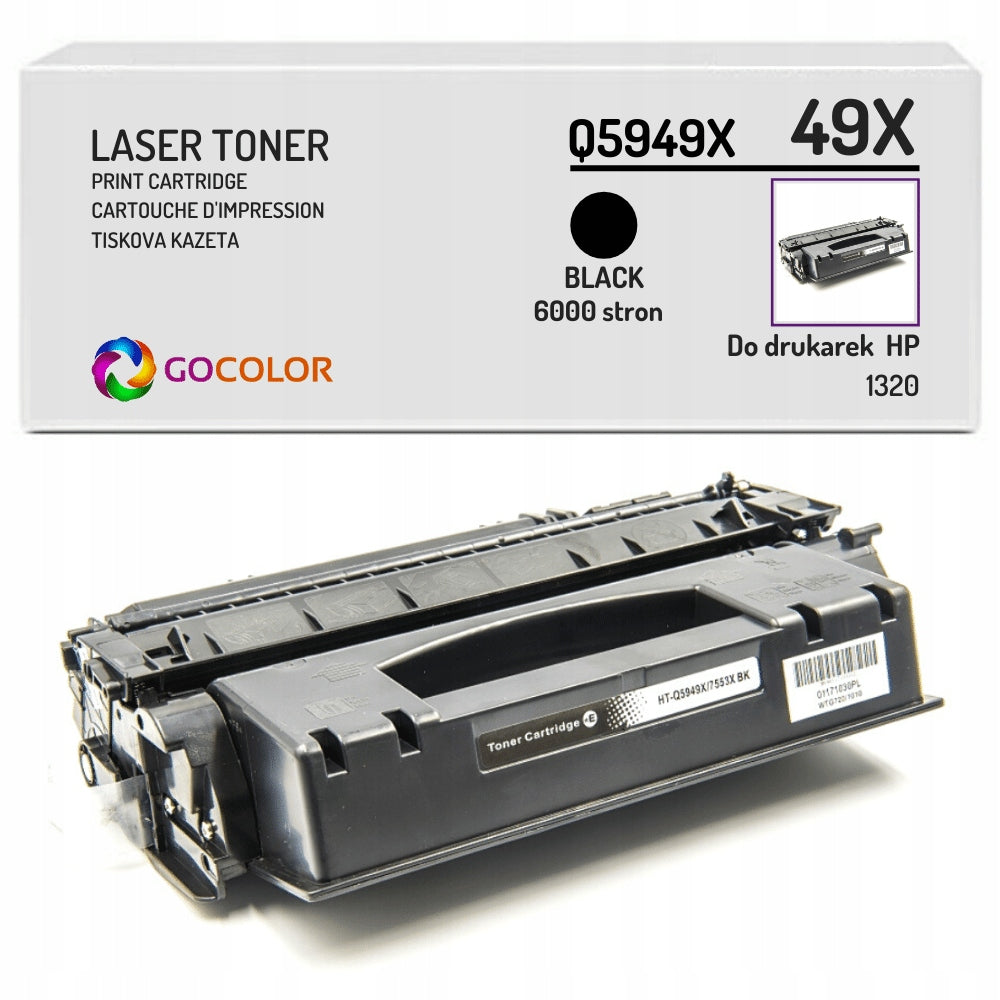 Toner 49X Q5949X do HP LaserJet 1320 WYSOKA WYDAJNOŚĆ zamiennik Packaging status original