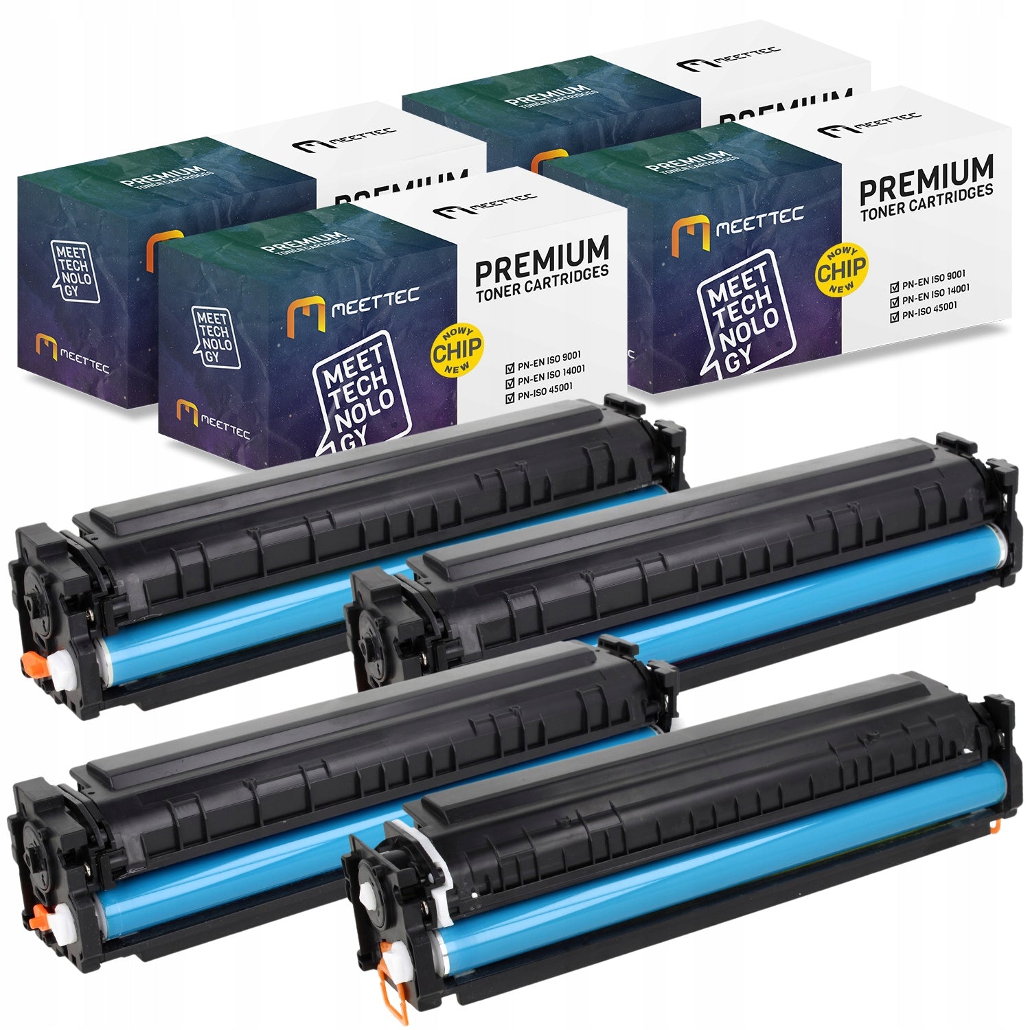 Toner 4x CRG067H CMYK for MF657Cdw MF655Cw MF655Cdw LBP631dw CRG-067