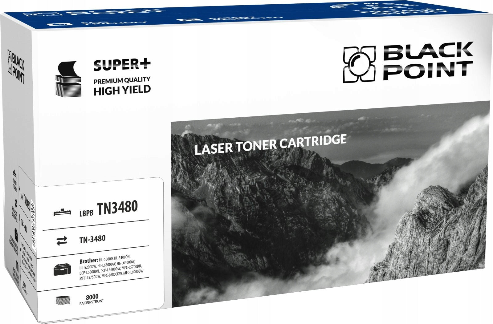 Toner Black Point LBPBTN3480 for Brother TN3480 8000str black (black) Packaging status original