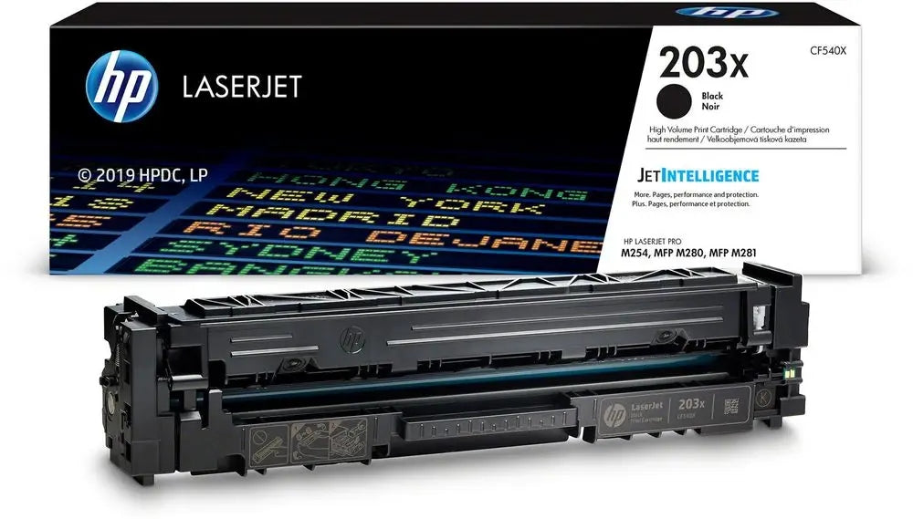 Toner Cartridge HP 203X (CF540X) (Black) Packaging status original