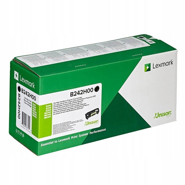 Toner Cartridge Lexmark B242H00 to MB2442adwe MB2546 MB2650 6K Manufacturer Lexmark