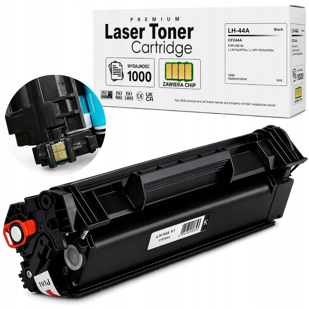 Toner Cartridge Replacement for HP 44A CF244a BK with Chip M28a M28w M15w M17w