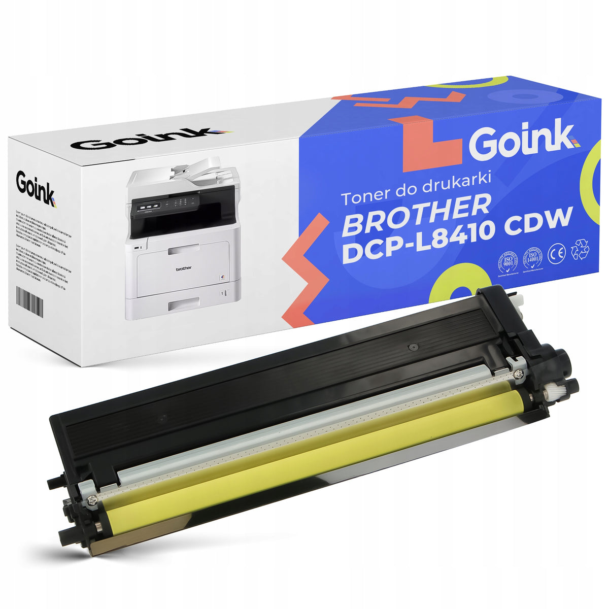 Toner Cartridge for Brother DCP-L8410 CDW, Yellow, TN-423Y