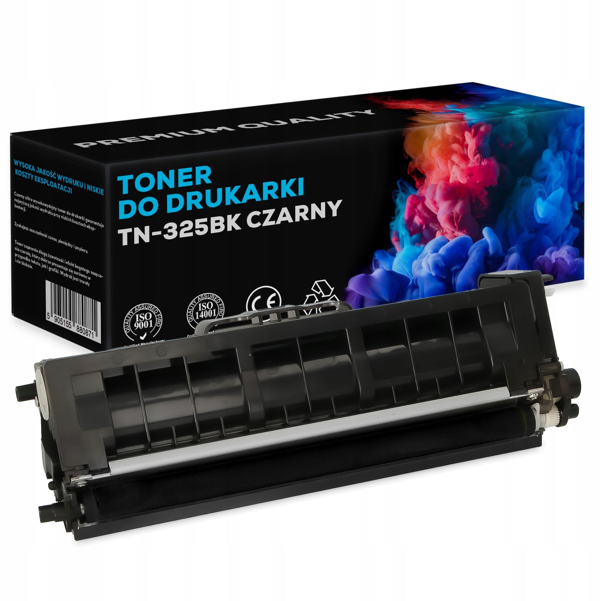 Toner Cartridge for Brother TN-325BK MFC-9460CDN MFC-9970CDW Laser Printers