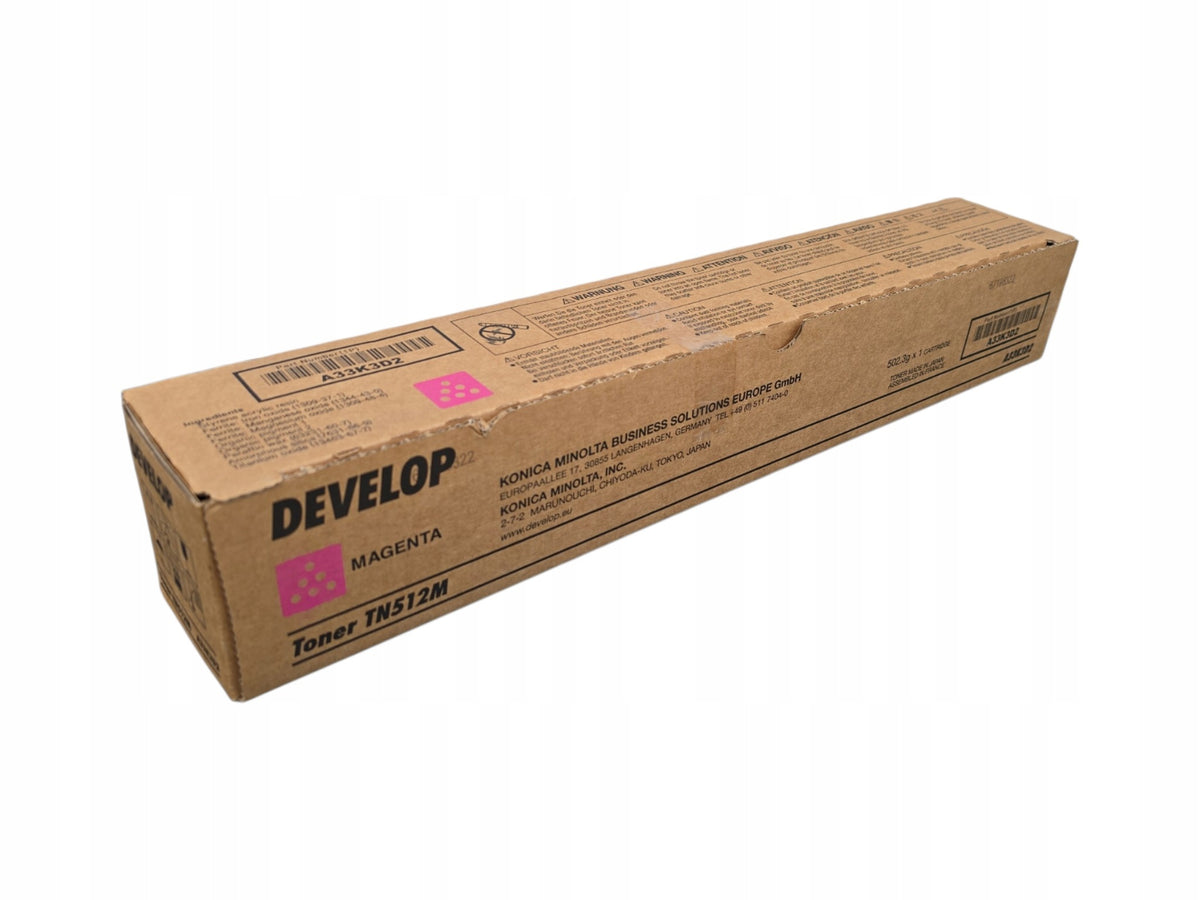 Toner Develop Konica Minolta TN512M MAGENTA A33K3D2 Bizhub C454e / C554e