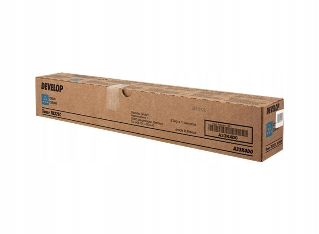 Toner Develop TN321 A33K4D0 modrý (cyan) Color blue (cyan)