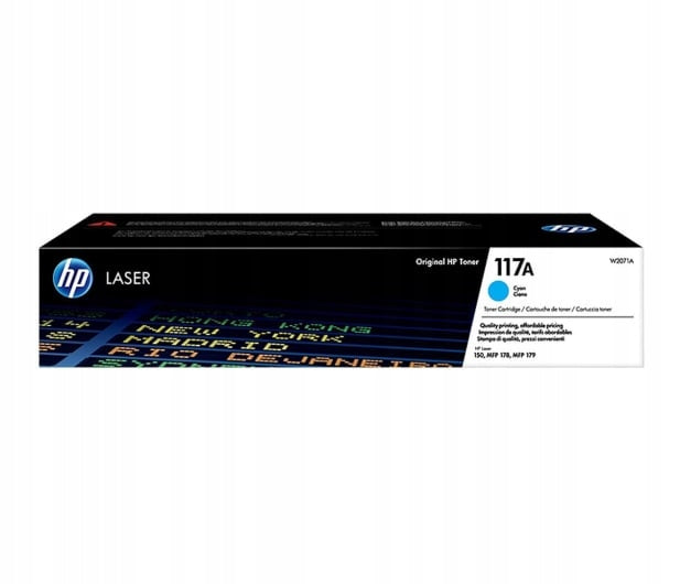 Toner HP 117A cyan 700str. Color blue (cyan)