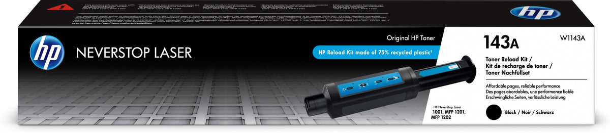 Toner HP 143A W1143A black (black) Packaging status original