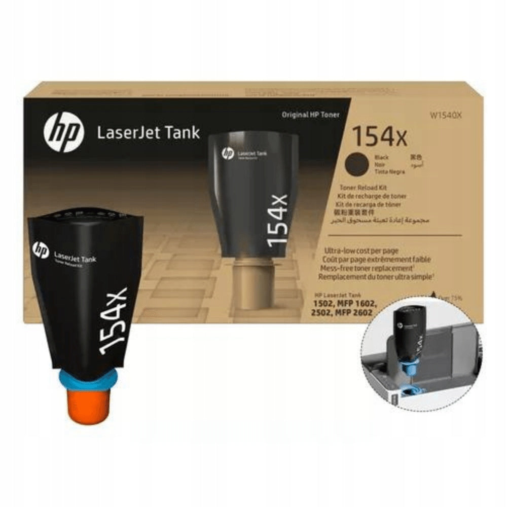 Toner HP 154X (W1540X) Black/black 5000str original Packaging status original