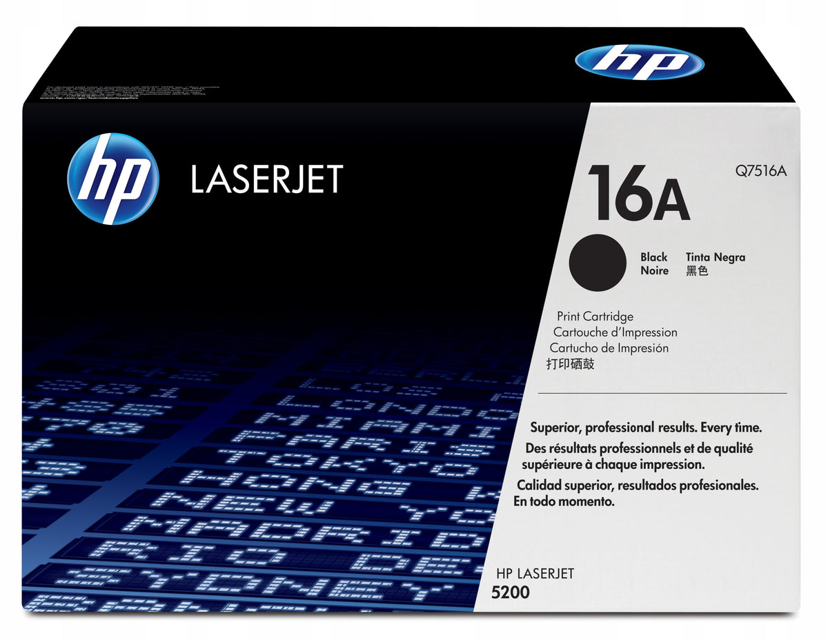 Toner HP 16A LaserJet black 12000 pages