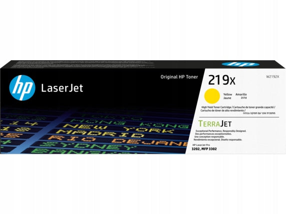 Toner HP 219X Toner Cartridge W2192X žlutá (yellow) Manufacturer HP