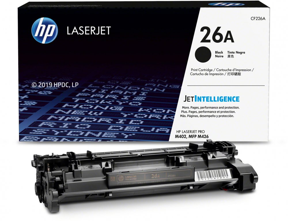 Toner HP 26A CF226A black (black) Packaging status original
