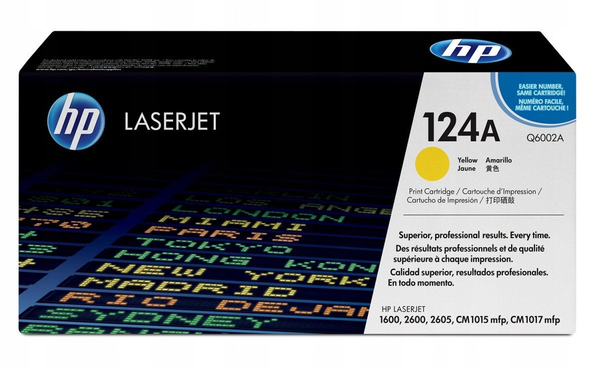 Toner HP Q6002A 124A YELLOW ORIGINAL FV Rzeszów