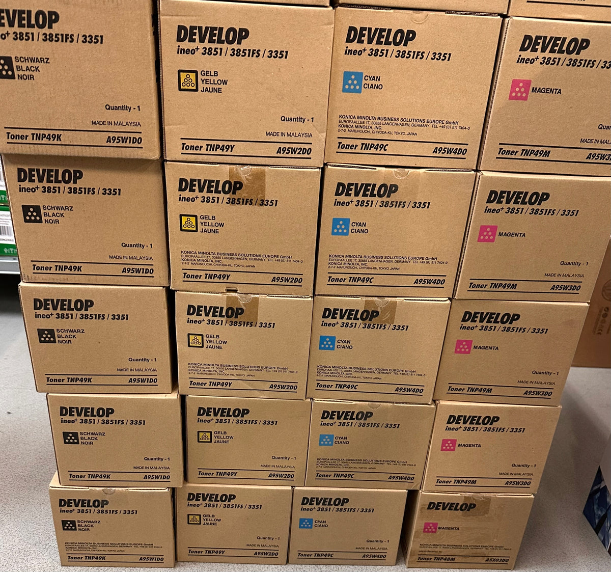 Toner Konica Minolta / Develop TNP 49 Yellow Original A95W250