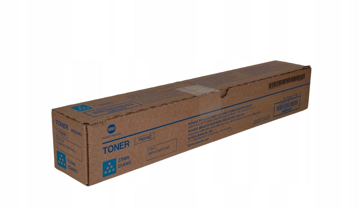 Toner Konica Minolta TN-514 A9E8450 C Original C458 C558 C658 CYAN