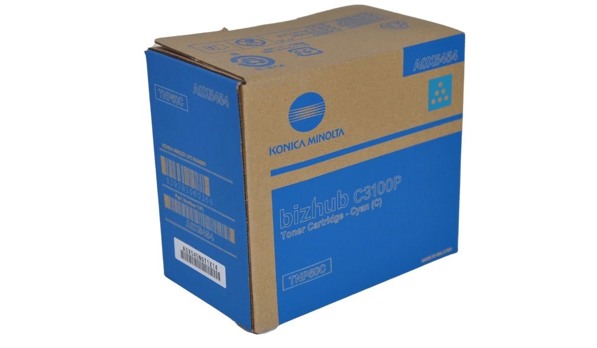 Toner Konica Minolta TNP-50 A0X5454 C Original CYAN C3100P