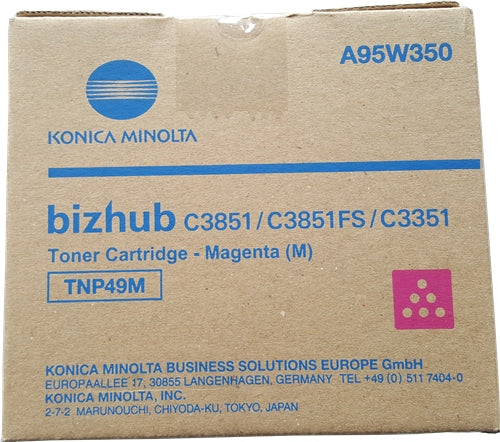 Toner Konica minolta A95W350 TNP49 red (magenta)