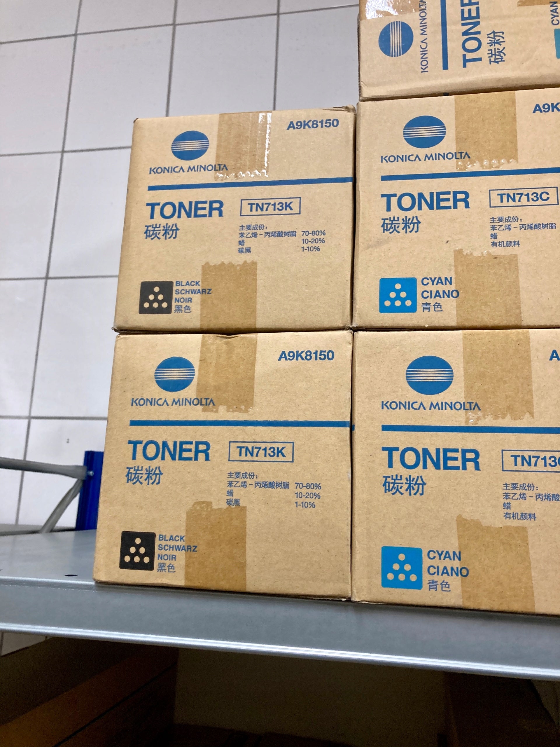 Toner Konica minolta TN-713K A9K8150 černý (black) Color black