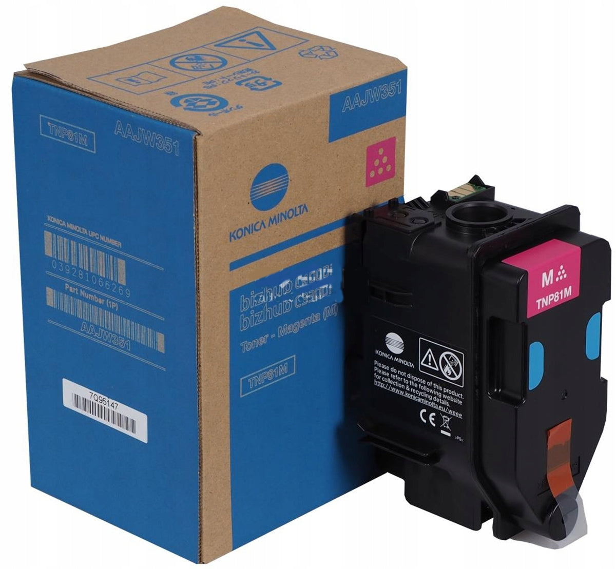 Toner Konica minolta TNP-81M AAJW351 Original for BH C4000i