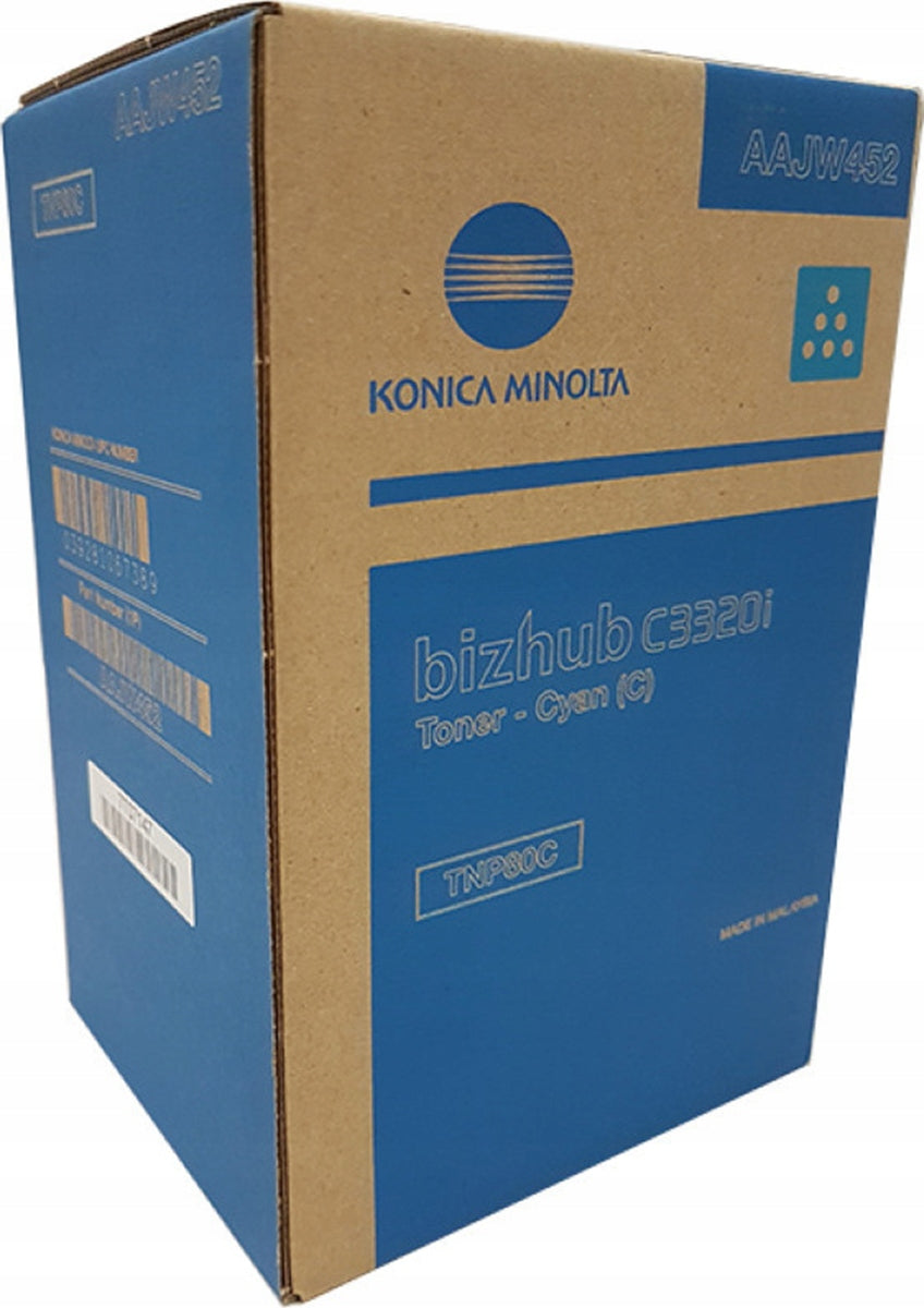 Toner Konica minolta TNP80C AAJW452 modrý (cyan)