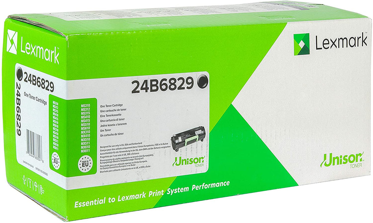 Toner Lexmark 24B6834 black (black) Manufacturer code 24B6834