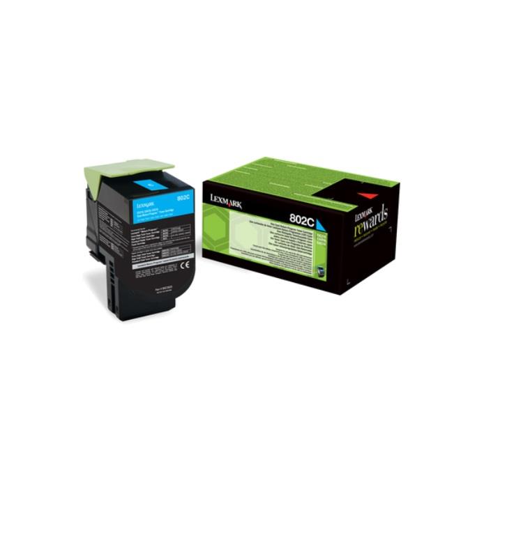 Toner Lexmark 80C20C0 blue (cyan)