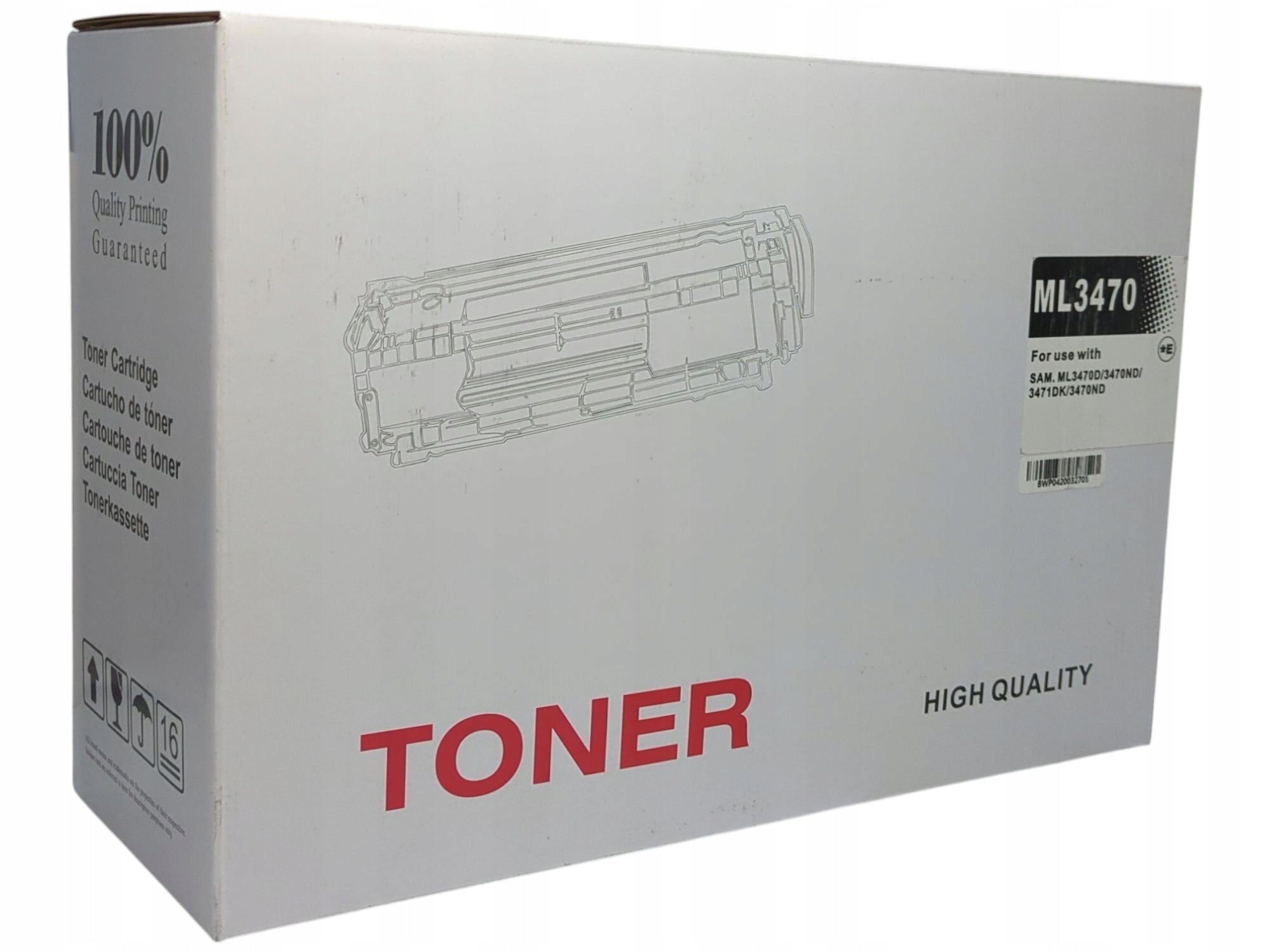 Toner ML-3470 for Samsung ML-3470, ML-3471 Black Replacement