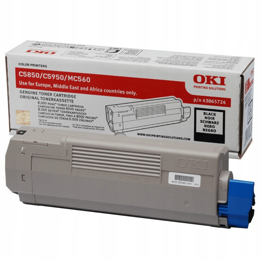 Toner OKI 43865724 černá