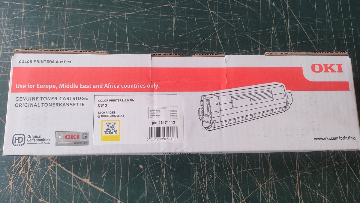 Toner OKI 46471113 yellow Manufacturer code 46471113